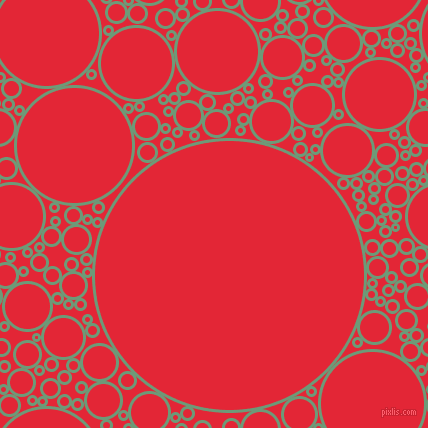 bubbles, circles, sponge, big, medium, small, 3 pixel line width, Oxley and Alizarin circles bubbles sponge soap seamless tileable