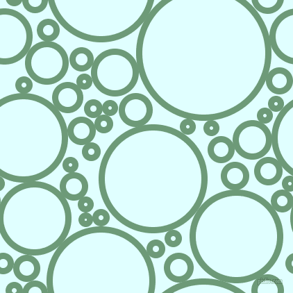bubbles, circles, sponge, big, medium, small, 9 pixel line width, Oxley and Light Cyan circles bubbles sponge soap seamless tileable