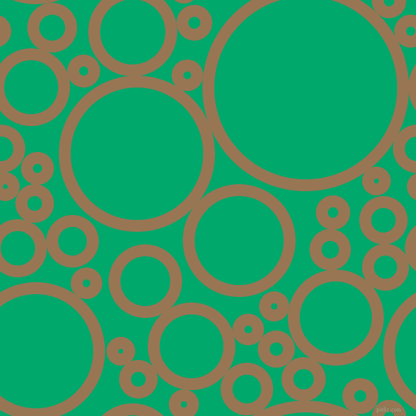 bubbles, circles, sponge, big, medium, small, 17 pixel line width, Pale Brown and Jade circles bubbles sponge soap seamless tileable