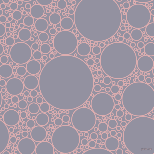 bubbles, circles, sponge, big, medium, small, 3 pixel line width, Pale Chestnut and Grey Suit circles bubbles sponge soap seamless tileable