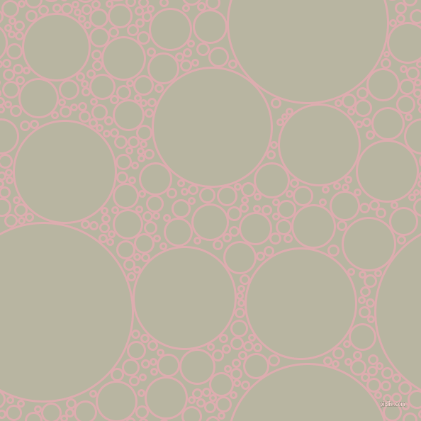 bubbles, circles, sponge, big, medium, small, 3 pixel line width, Pale Chestnut and Tana circles bubbles sponge soap seamless tileable