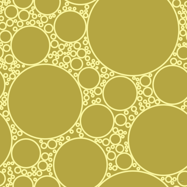 bubbles, circles, sponge, big, medium, small, 5 pixel line width, Pale Prim and Brass circles bubbles sponge soap seamless tileable
