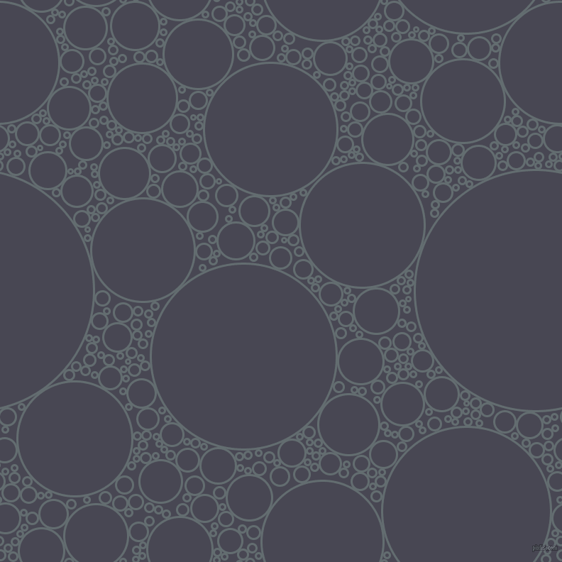 bubbles, circles, sponge, big, medium, small, 3 pixel line width, Pale Sky and Gun Powder circles bubbles sponge soap seamless tileable