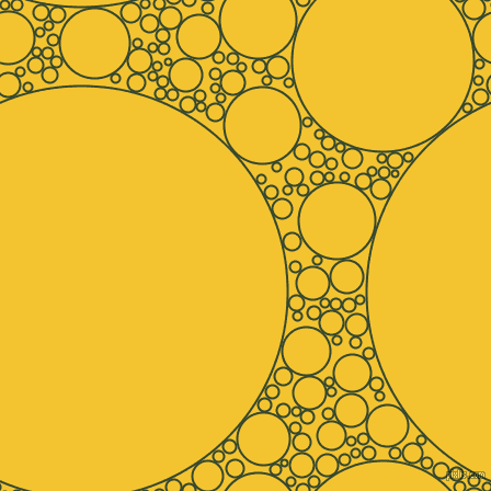 bubbles, circles, sponge, big, medium, small, 2 pixel line width, Palm Leaf and Saffron circles bubbles sponge soap seamless tileable