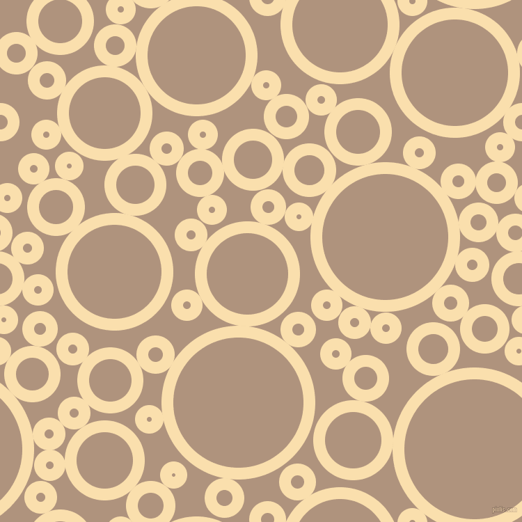 bubbles, circles, sponge, big, medium, small, 17 pixel line width, Peach-Yellow and Sandrift circles bubbles sponge soap seamless tileable
