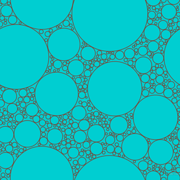 bubbles, circles, sponge, big, medium, small, 2 pixel line width, Peanut and Dark Turquoise circles bubbles sponge soap seamless tileable