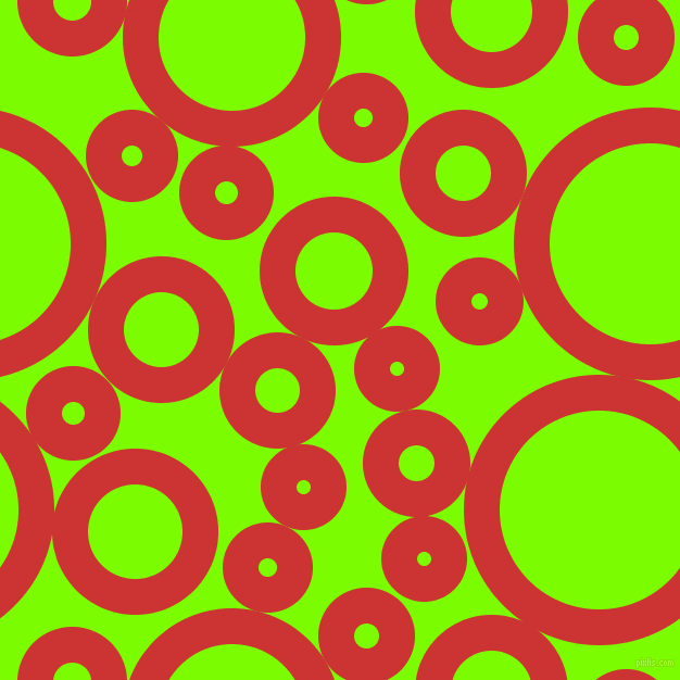 bubbles, circles, sponge, big, medium, small, 33 pixel line width, Persian Red and Lawn Green circles bubbles sponge soap seamless tileable