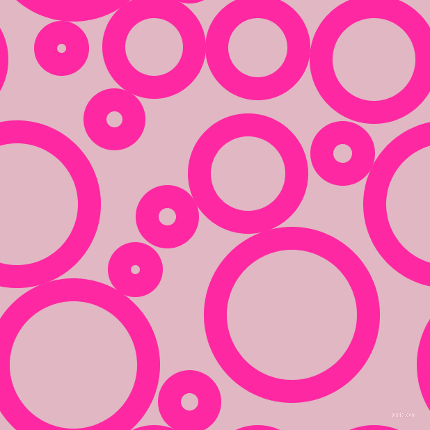 bubbles, circles, sponge, big, medium, small, 33 pixel line width, Persian Rose and Melanie circles bubbles sponge soap seamless tileable
