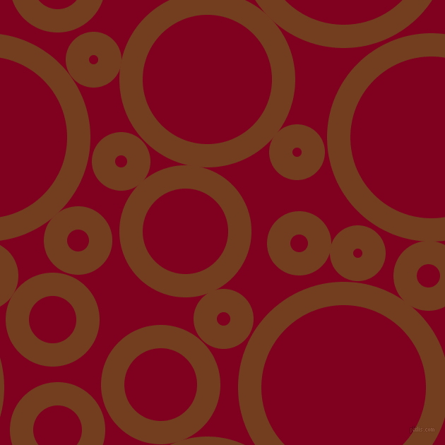 bubbles, circles, sponge, big, medium, small, 33 pixel line width, Peru Tan and Burgundy circles bubbles sponge soap seamless tileable