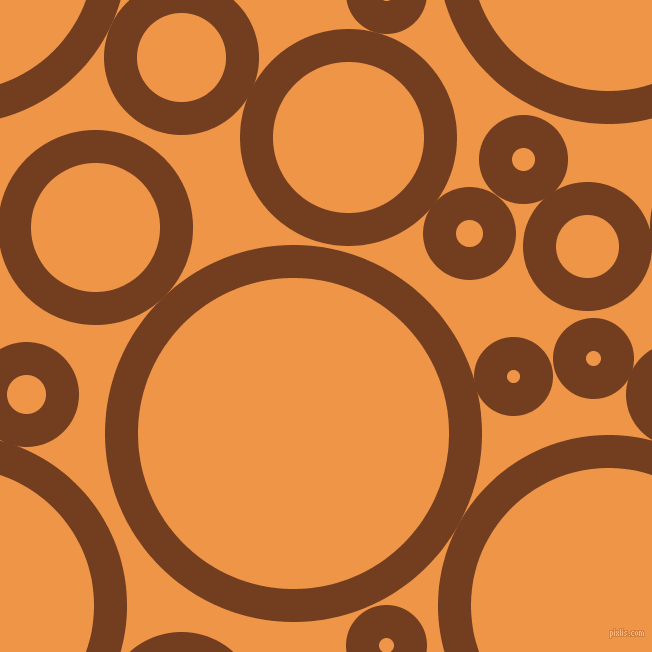 bubbles, circles, sponge, big, medium, small, 33 pixel line width, Peru Tan and Sea Buckthorn circles bubbles sponge soap seamless tileable