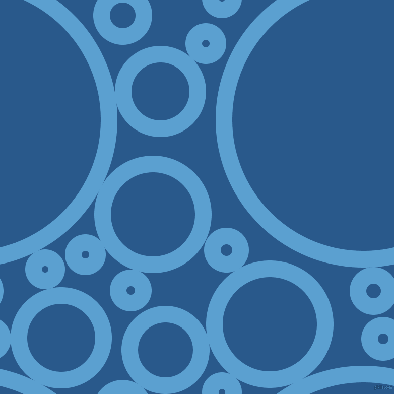 bubbles, circles, sponge, big, medium, small, 33 pixel line width, Picton Blue and Endeavour circles bubbles sponge soap seamless tileable