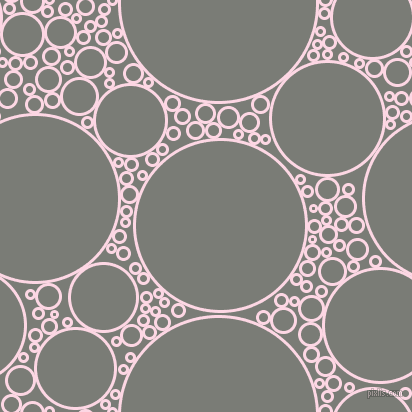 bubbles, circles, sponge, big, medium, small, 3 pixel line width, Pig Pink and Gunsmoke circles bubbles sponge soap seamless tileable