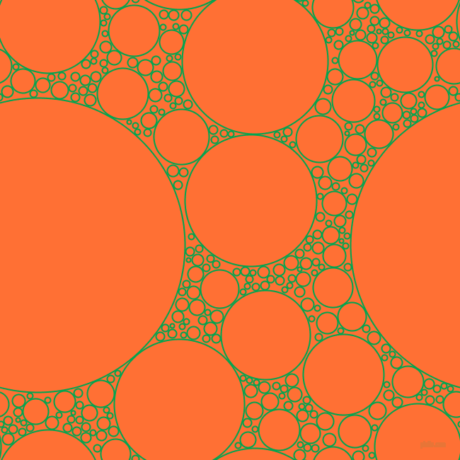 Pigment Green and Burnt Orange circles bubbles sponge soap ...