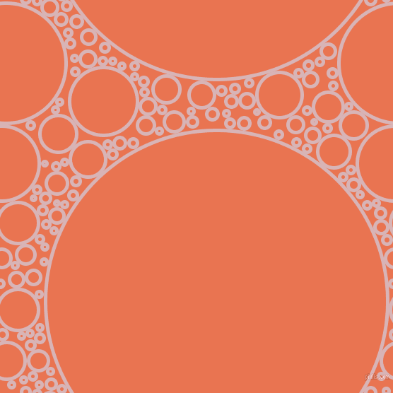 bubbles, circles, sponge, big, medium, small, 5 pixel line width, Pink Flare and Burnt Sienna circles bubbles sponge soap seamless tileable