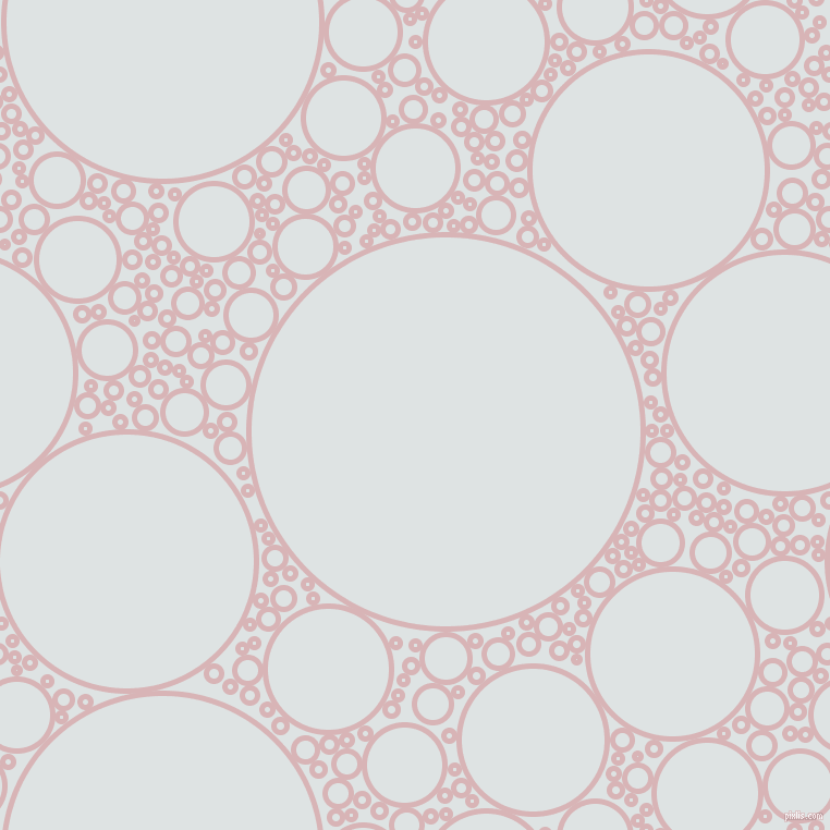bubbles, circles, sponge, big, medium, small, 5 pixel line width, Pink Flare and Zircon circles bubbles sponge soap seamless tileable