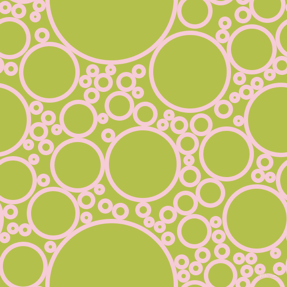 bubbles, circles, sponge, big, medium, small, 9 pixel line width, Pink Lace and Celery circles bubbles sponge soap seamless tileable