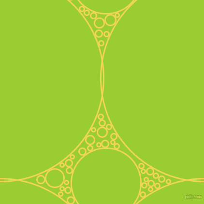 bubbles, circles, sponge, big, medium, small, 3 pixel line width, Portica and Yellow Green circles bubbles sponge soap seamless tileable