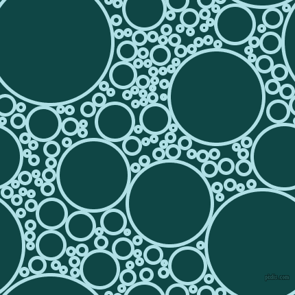 bubbles, circles, sponge, big, medium, small, 5 pixel line width, Powder Blue and Cyprus circles bubbles sponge soap seamless tileable