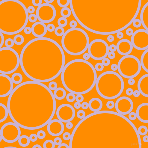 bubbles, circles, sponge, big, medium, small, 9 pixel line width, Prelude and Dark Orange circles bubbles sponge soap seamless tileable
