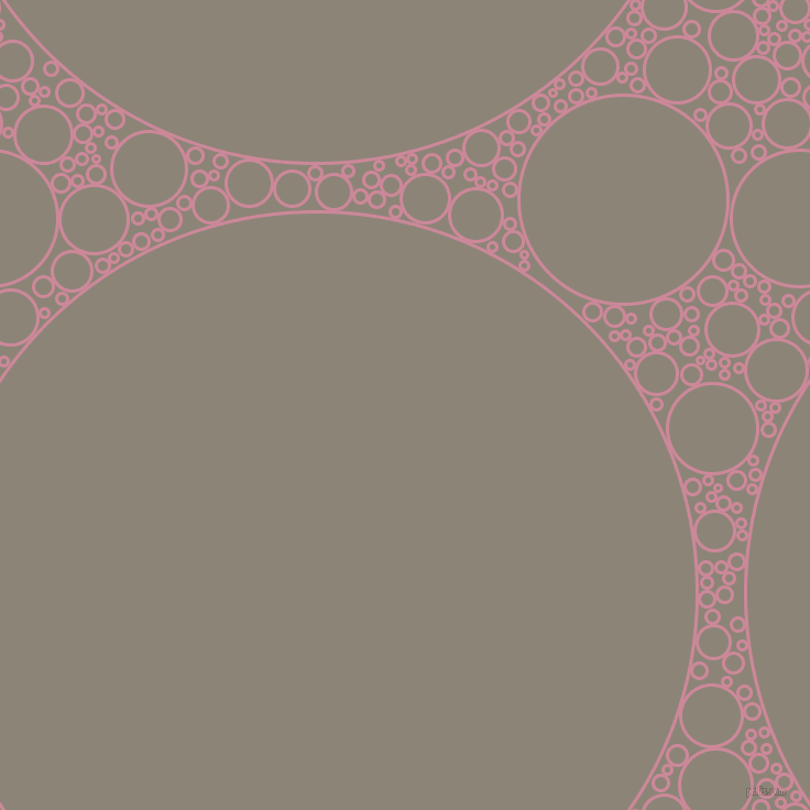 bubbles, circles, sponge, big, medium, small, 3 pixel line width, Puce and Schooner circles bubbles sponge soap seamless tileable