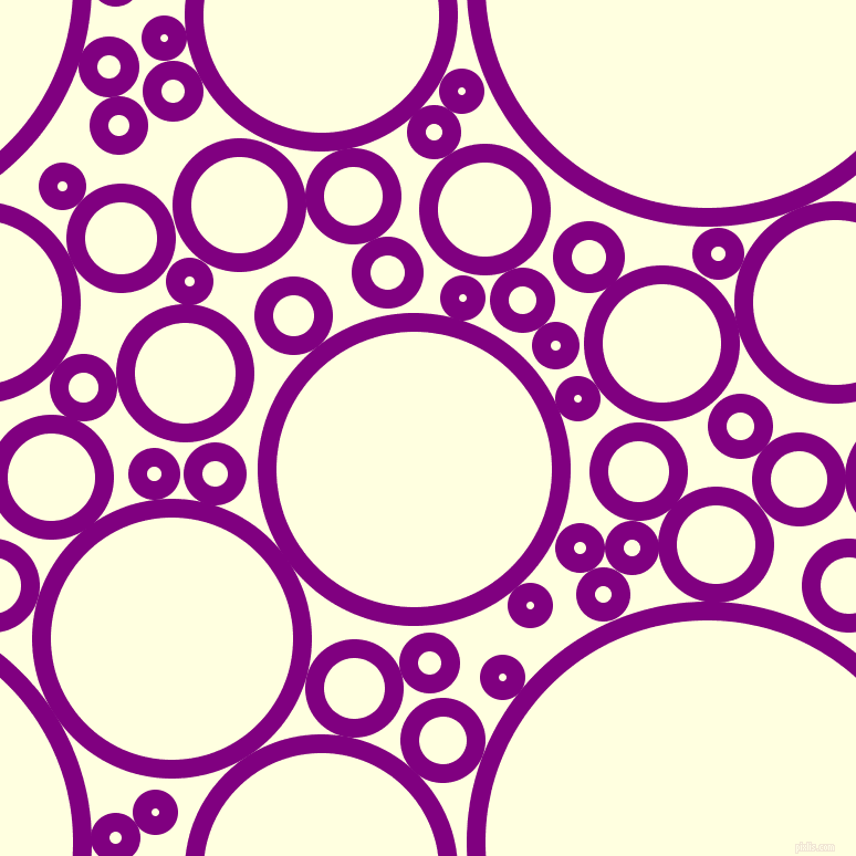 bubbles, circles, sponge, big, medium, small, 17 pixel line width, Purple and Light Yellow circles bubbles sponge soap seamless tileable