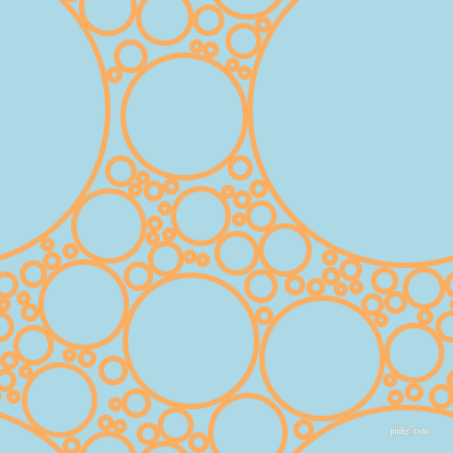 bubbles, circles, sponge, big, medium, small, 5 pixel line width, Rajah and Light Blue circles bubbles sponge soap seamless tileable