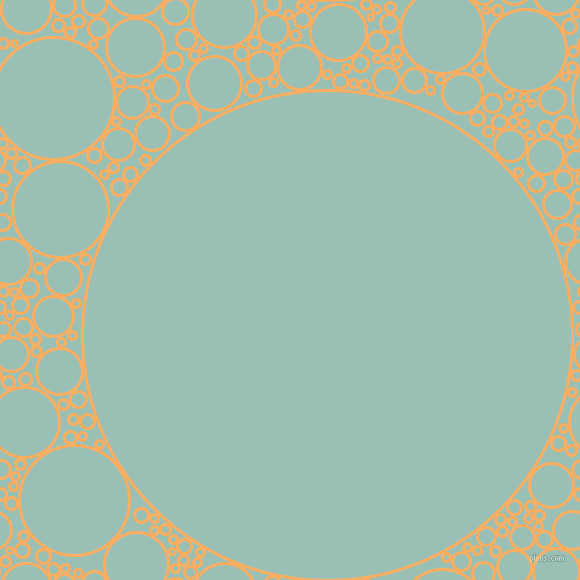 bubbles, circles, sponge, big, medium, small, 3 pixel line width, Rajah and Shadow Green circles bubbles sponge soap seamless tileable