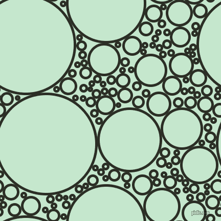 bubbles, circles, sponge, big, medium, small, 5 pixel line width, Rangoon Green and Granny Apple circles bubbles sponge soap seamless tileable