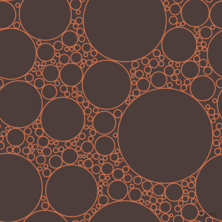 bubbles, circles, sponge, big, medium, small, 2 pixel line width, Red Damask and Crater Brown circles bubbles sponge soap seamless tileable