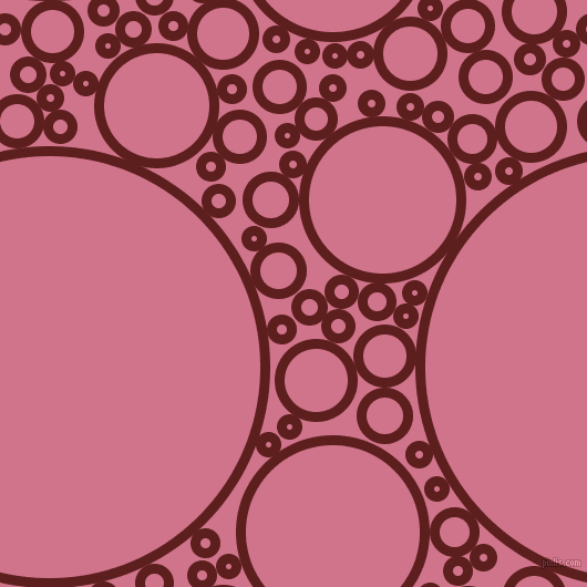 bubbles, circles, sponge, big, medium, small, 9 pixel line width, Red Oxide and Charm circles bubbles sponge soap seamless tileable