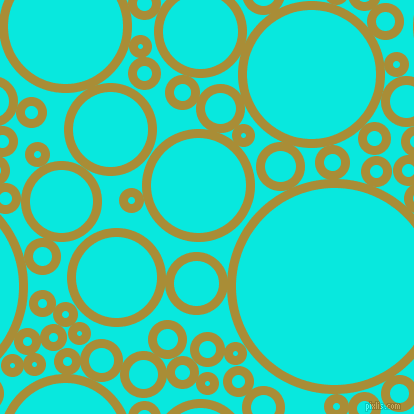 bubbles, circles, sponge, big, medium, small, 9 pixel line widthReef Gold and Bright Turquoise circles bubbles sponge soap seamless tileable