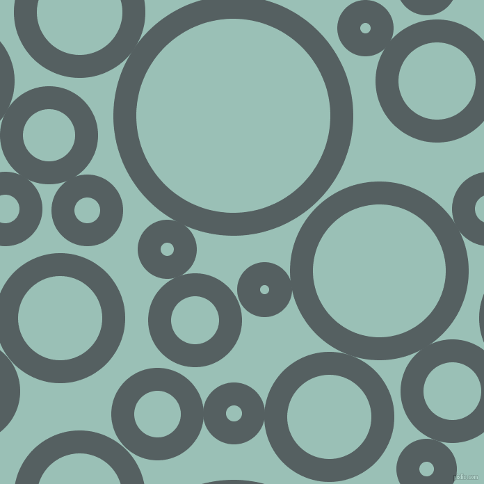 bubbles, circles, sponge, big, medium, small, 33 pixel line width, River Bed and Shadow Green circles bubbles sponge soap seamless tileable