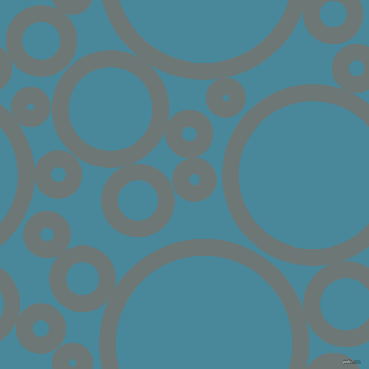 bubbles, circles, sponge, big, medium, small, 33 pixel line width, Rolling Stone and Hippie Blue circles bubbles sponge soap seamless tileable