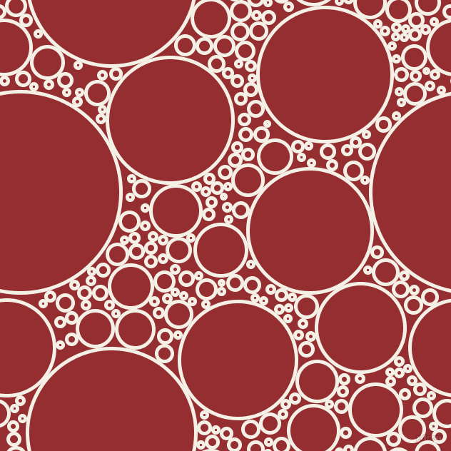 bubbles, circles, sponge, big, medium, small, 5 pixel line width, Romance and Guardsman Red circles bubbles sponge soap seamless tileable