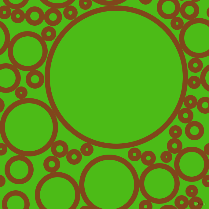 bubbles, circles, sponge, big, medium, small, 17 pixel line width, Russet and Kelly Green circles bubbles sponge soap seamless tileable
