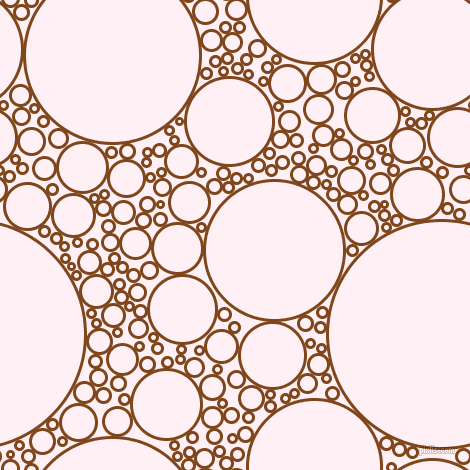 bubbles, circles, sponge, big, medium, small, 3 pixel line width, Russet and Lavender Blush circles bubbles sponge soap seamless tileable