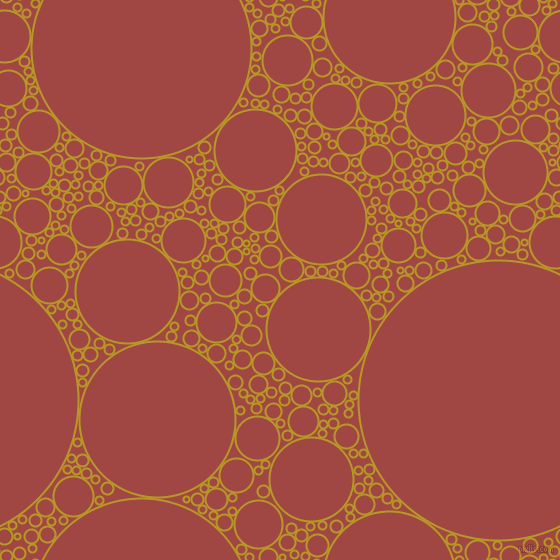 bubbles, circles, sponge, big, medium, small, 2 pixel line width, Sahara and Roof Terracotta circles bubbles sponge soap seamless tileable