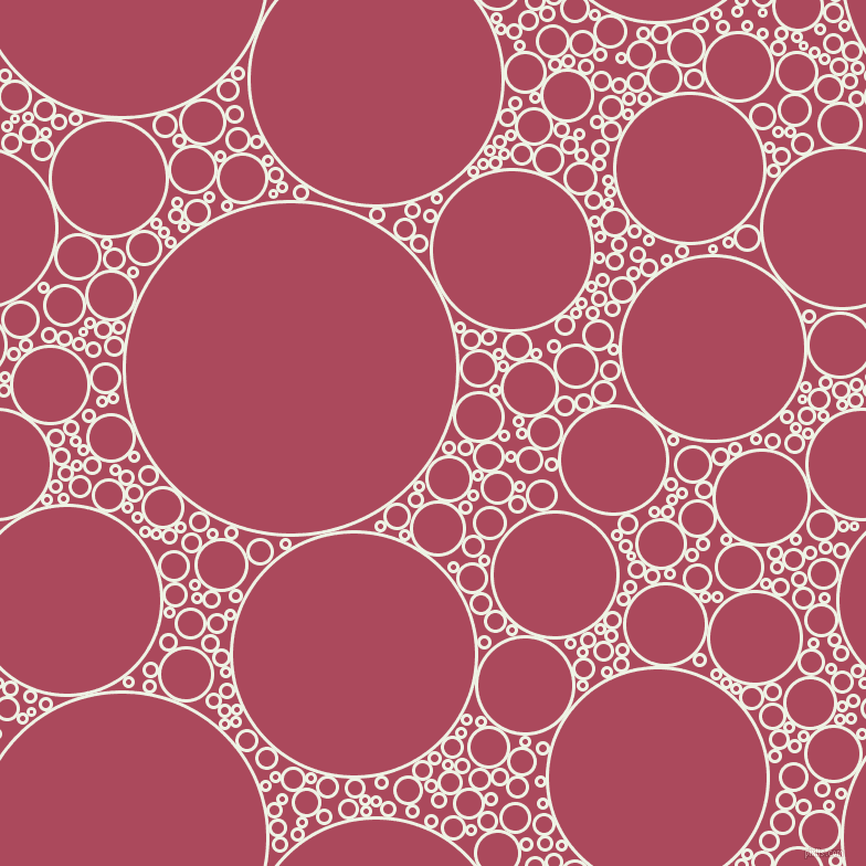 bubbles, circles, sponge, big, medium, small, 3 pixel line width, Saltpan and Hippie Pink circles bubbles sponge soap seamless tileable