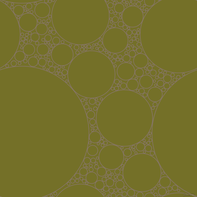 bubbles, circles, sponge, big, medium, small, 2 pixel line width, Sand Dune and Olivetone circles bubbles sponge soap seamless tileable