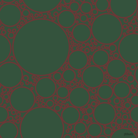 bubbles, circles, sponge, big, medium, small, 5 pixel line width, Sanguine Brown and Goblin circles bubbles sponge soap seamless tileable