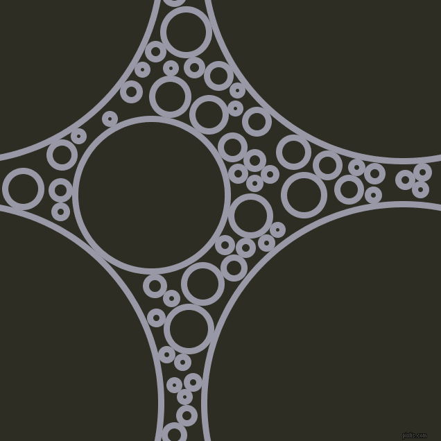 bubbles, circles, sponge, big, medium, small, 9 pixel line width, Santas Grey and Karaka circles bubbles sponge soap seamless tileable