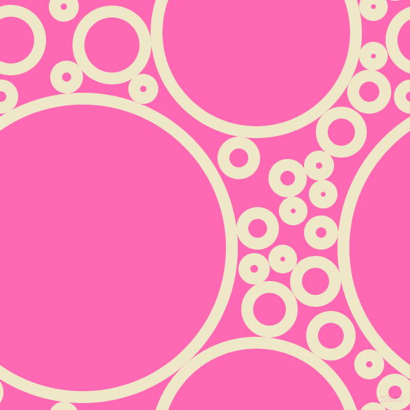bubbles, circles, sponge, big, medium, small, 17 pixel line width, Scotch Mist and Hot Pink circles bubbles sponge soap seamless tileable