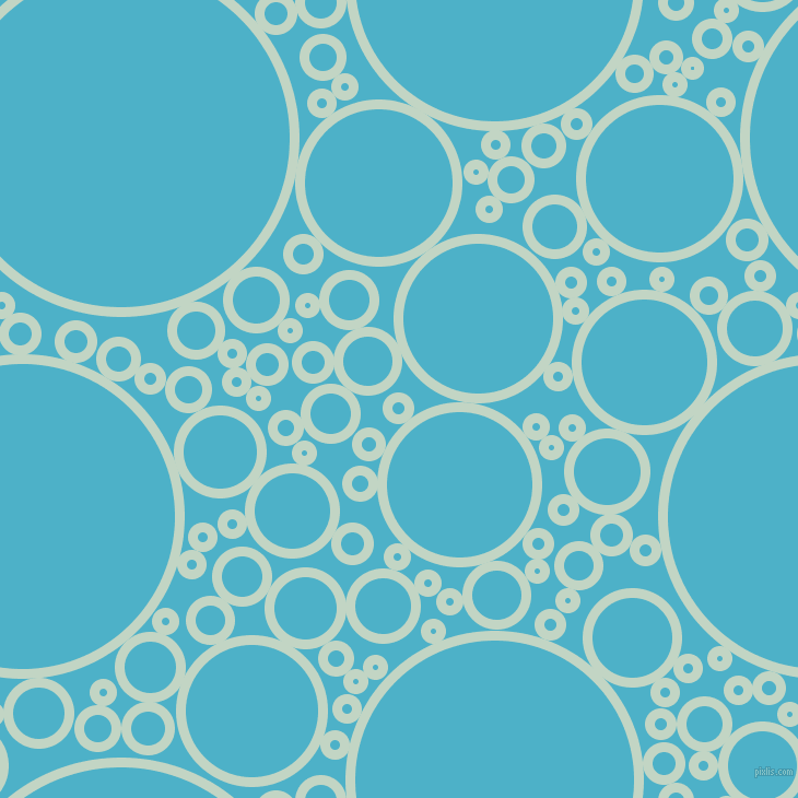 bubbles, circles, sponge, big, medium, small, 9 pixel line width, Sea Mist and Viking circles bubbles sponge soap seamless tileable