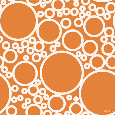 bubbles, circles, sponge, big, medium, small, 9 pixel line width, Seashell and West Side circles bubbles sponge soap seamless tileable