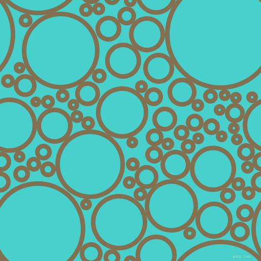 bubbles, circles, sponge, big, medium, small, 9 pixel line width, Shadow and Medium Turquoise circles bubbles sponge soap seamless tileable