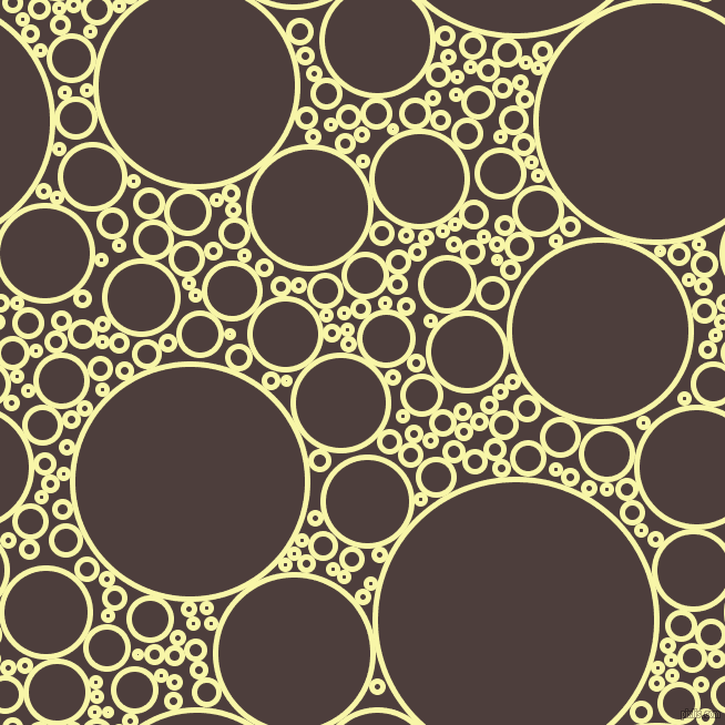 bubbles, circles, sponge, big, medium, small, 5 pixel line width, Shalimar and Crater Brown circles bubbles sponge soap seamless tileable