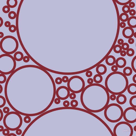 bubbles, circles, sponge, big, medium, small, 9 pixel line width, Shiraz and Lavender Grey circles bubbles sponge soap seamless tileable