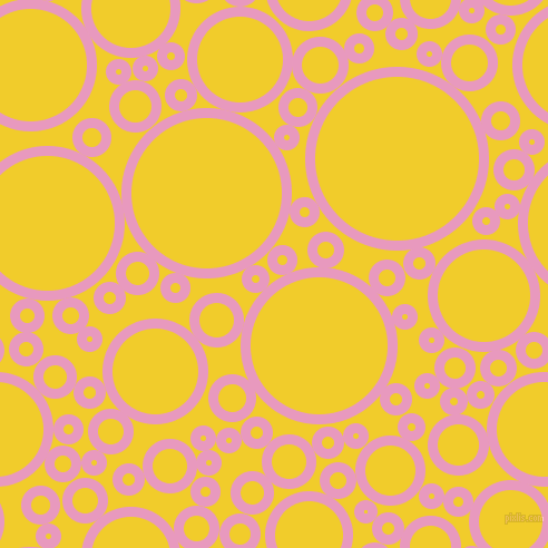 bubbles, circles, sponge, big, medium, small, 9 pixel line width, Shocking and Golden Dream circles bubbles sponge soap seamless tileable