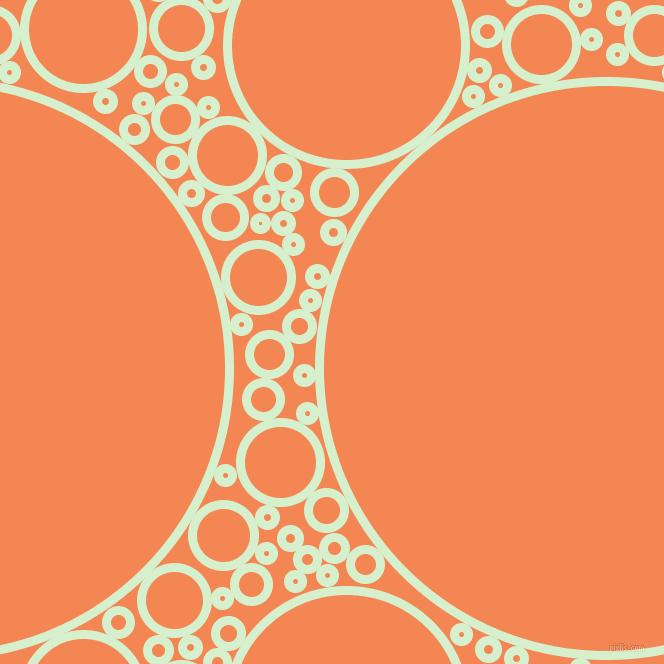 bubbles, circles, sponge, big, medium, small, 9 pixel line width, Snowy Mint and Crusta circles bubbles sponge soap seamless tileable