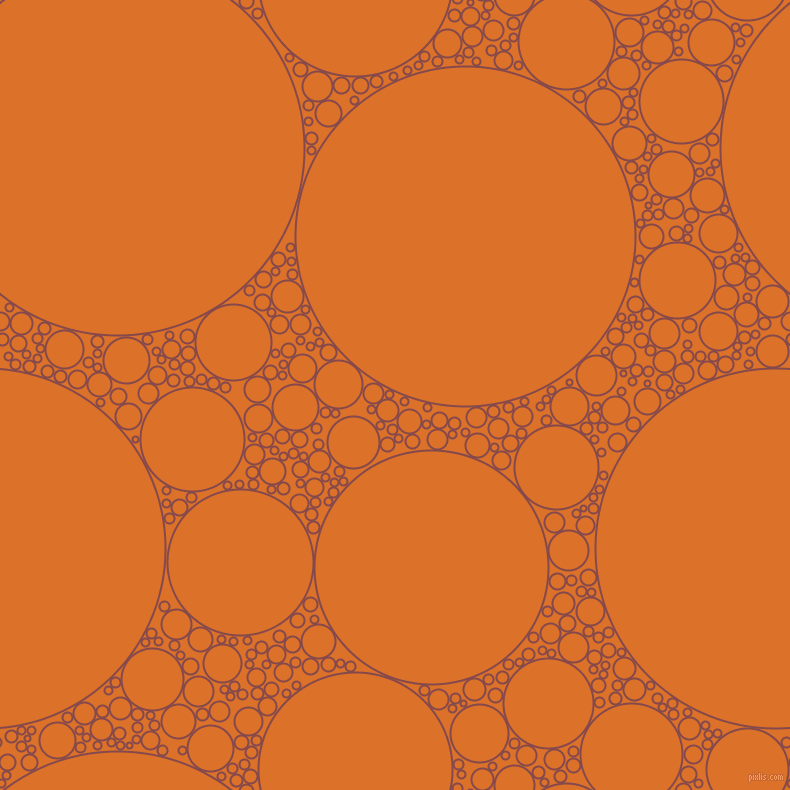 bubbles, circles, sponge, big, medium, small, 2 pixel line width, Solid Pink and Tahiti Gold circles bubbles sponge soap seamless tileable